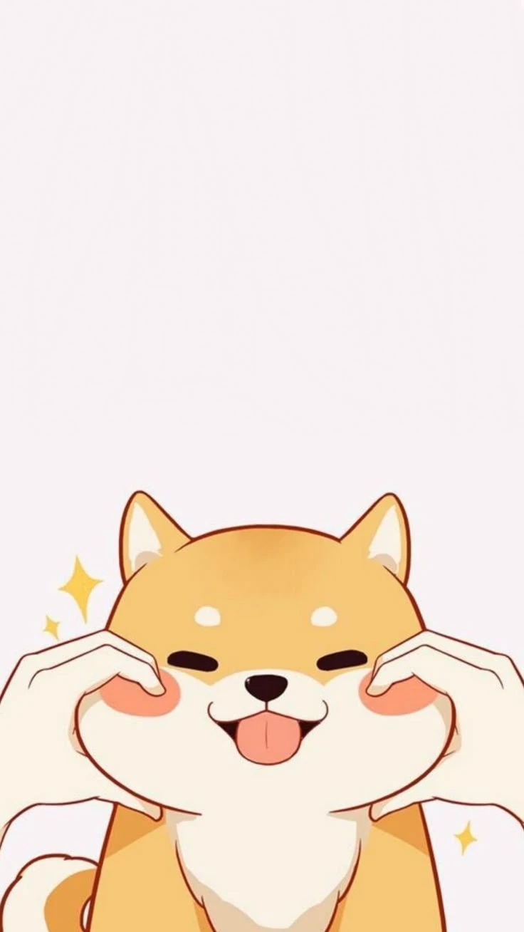 Hình nền Shiba Inu nghệ thuật