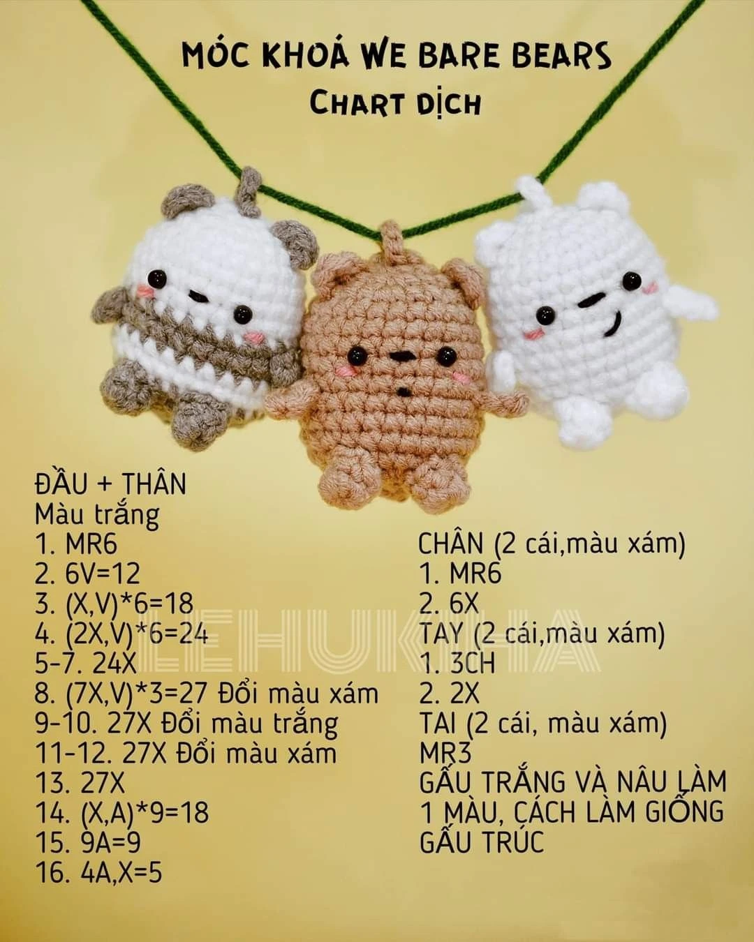 Móc khóa mini dễ thương