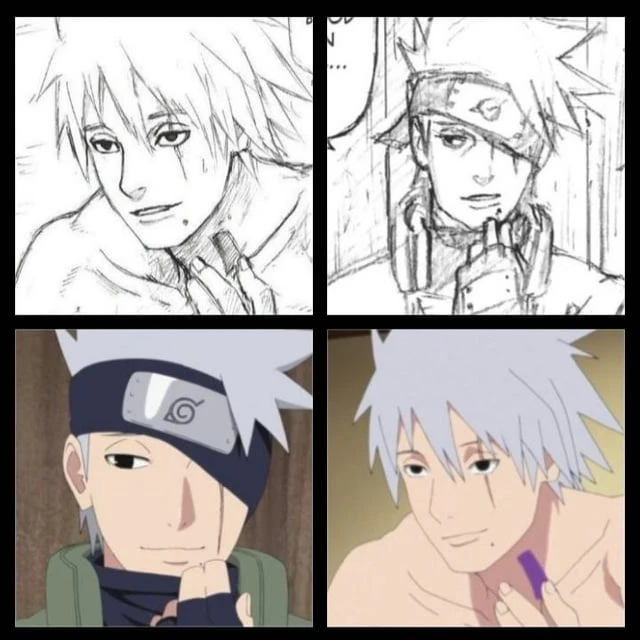Kakashi lộ mặt