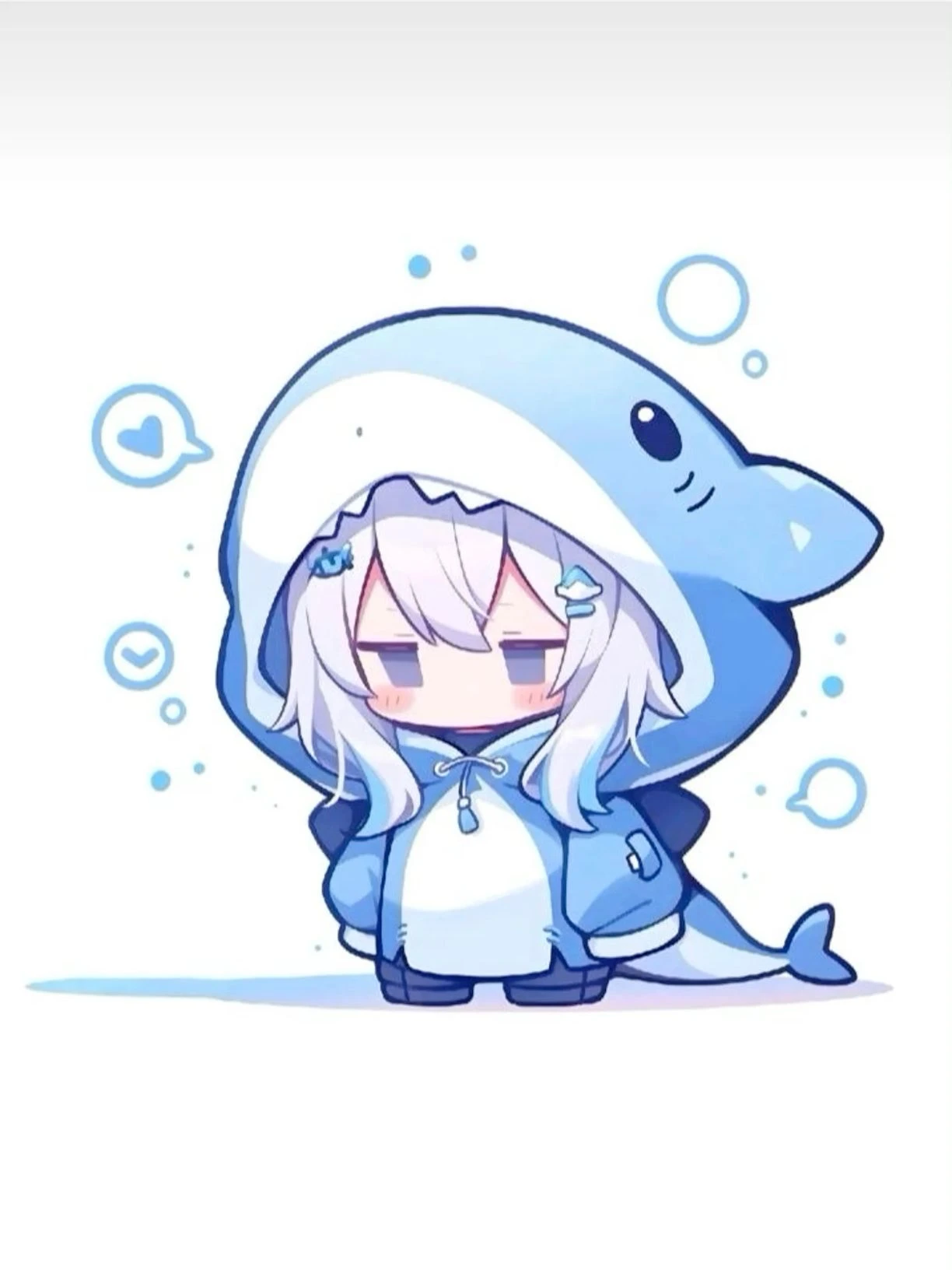 Cá mập chibi dễ thương
