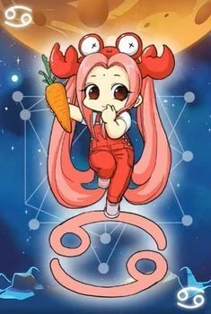 Hình ảnh cung cự giải anime độc đáo