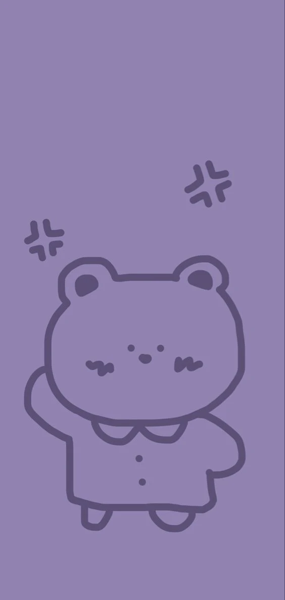 Hình nền màu tím cute 2