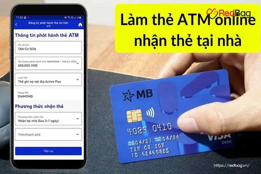 Quy trình làm thẻ ngân hàng