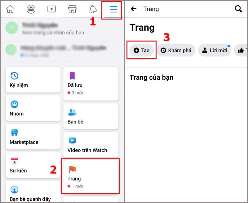 Hướng dẫn tạo fanpage Facebook trên điện thoại đơn giản a