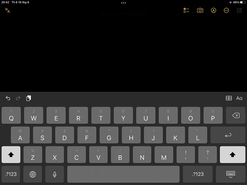 Cài đặt bàn phím trên iPad