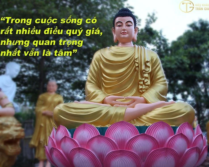 Hình ảnh Phật có chữ