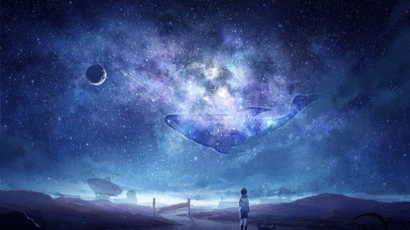 Bầu trời đêm anime
