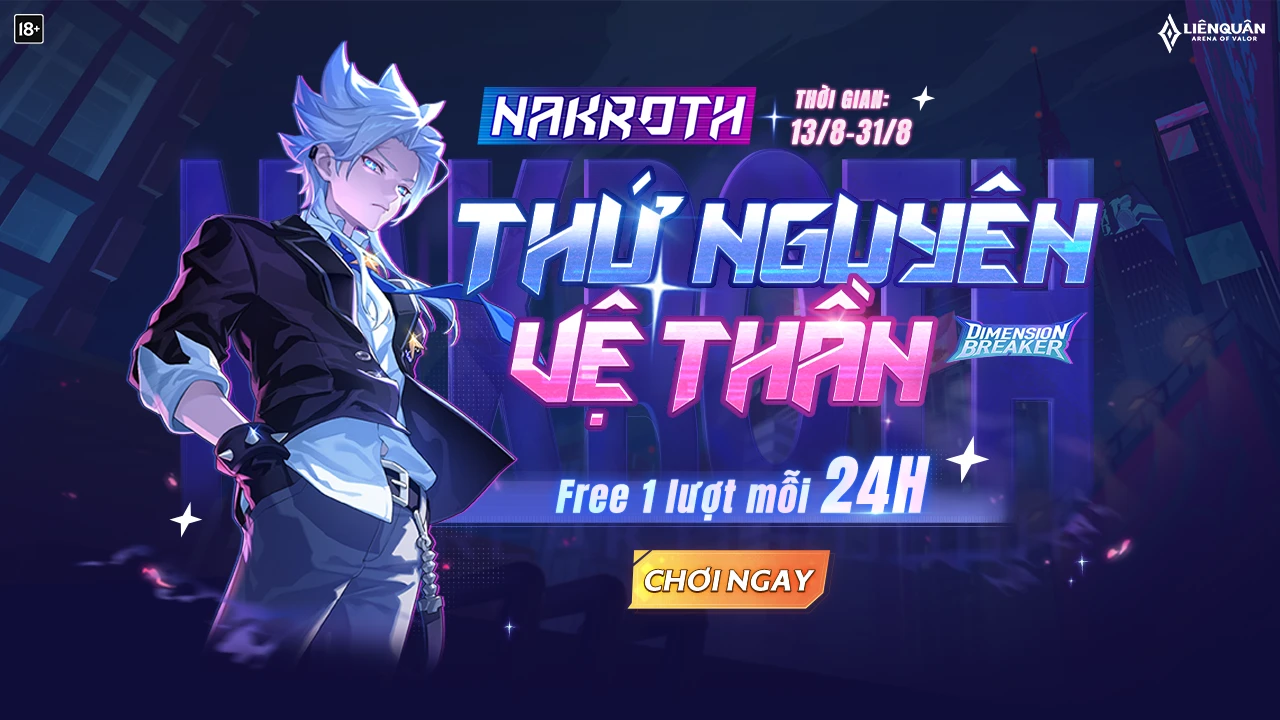Hình ảnh Nakroth Thứ Nguyên Vệ Thần
