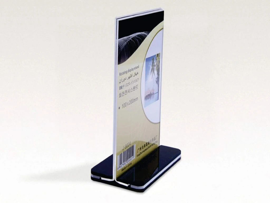 Standee Mica Xoay 3 Mặt