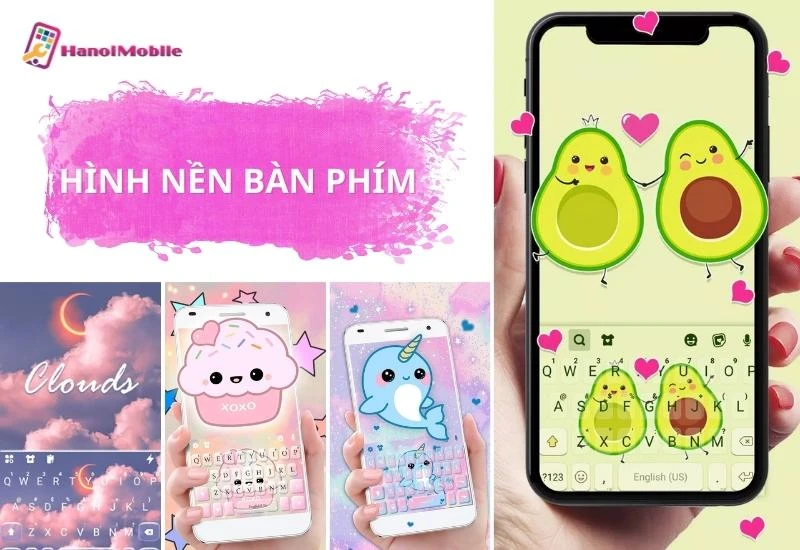 Hình nền bàn phím đa dạng