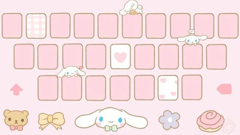 Hình nền bàn phím cute