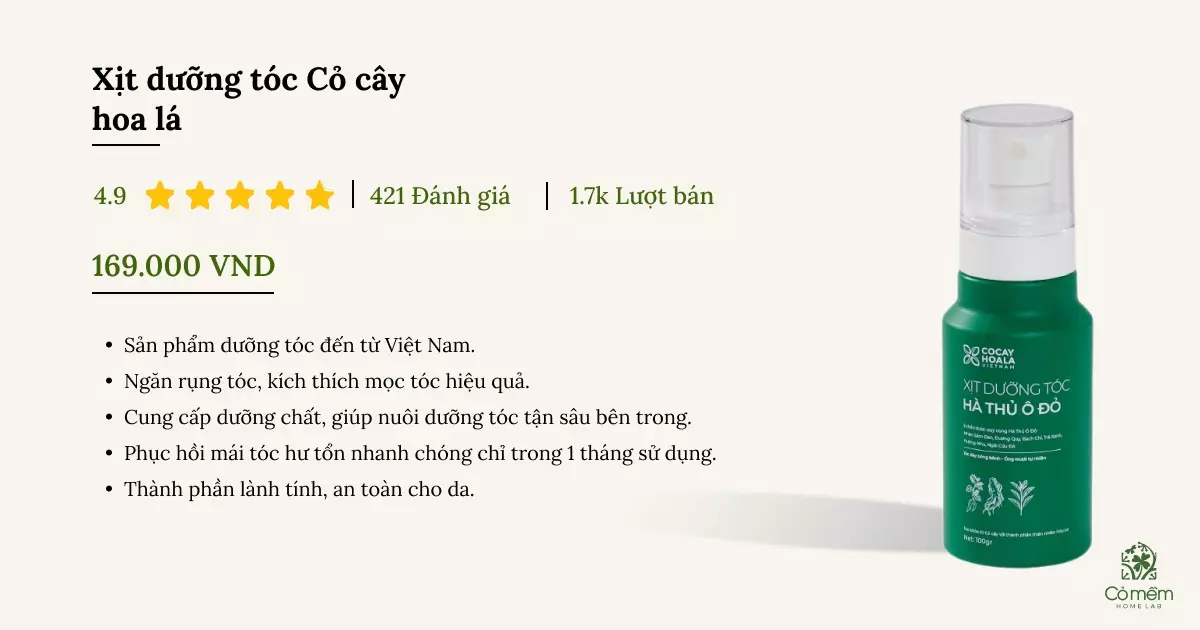 7+ Sản phẩm dưỡng tóc hót hòn họt, chăm sóc tóc