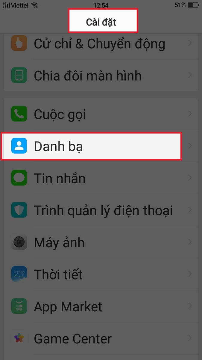 Cách sao chép danh bạ từ máy sang SIM trên điện thoại Android