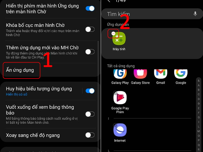 Không tìm thấy ứng dụng máy tính trên Samsung - Nguyên nhân và cách giải quyết