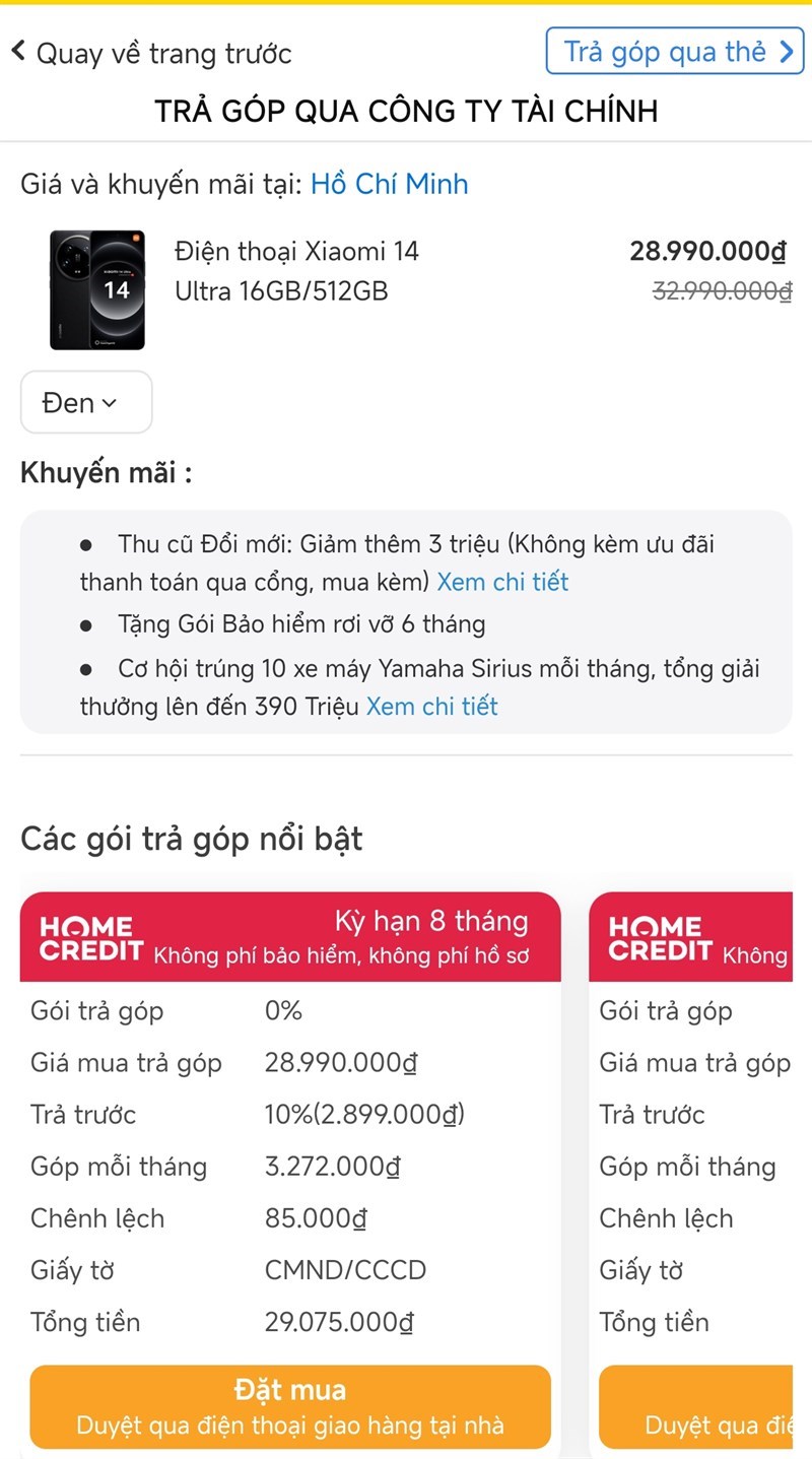 Trả góp online tại Điện máy XANH siêu tiện lợi - Giao hàng tận nhà - Nhận quà tận tay