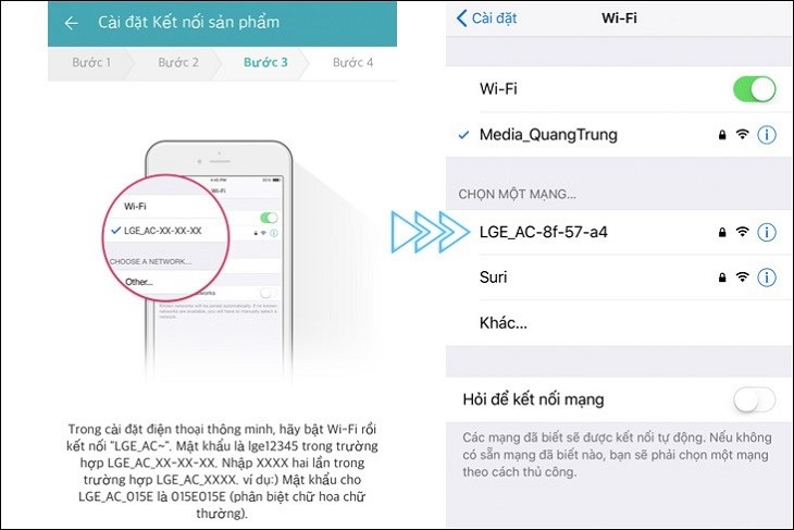 Hướng dẫn cách kết nối máy lạnh LG với điện thoại đơn giản và tiện lợi