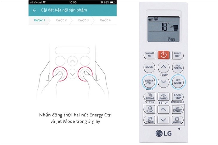 Hướng dẫn cách kết nối máy lạnh LG với điện thoại đơn giản và tiện lợi