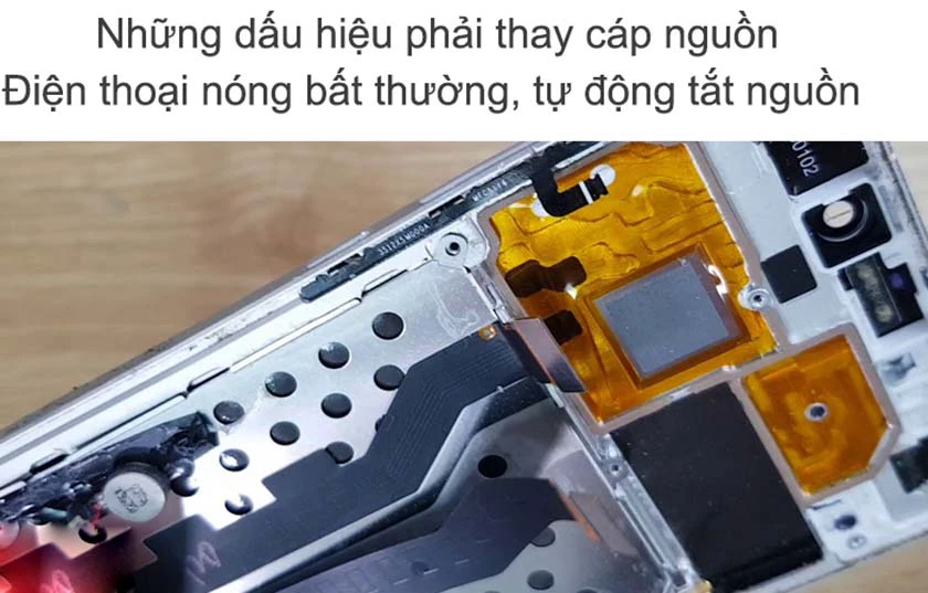 Phân biệt thay cáp nguồn và thay IC nguồn trên điện thoại Xiaomi