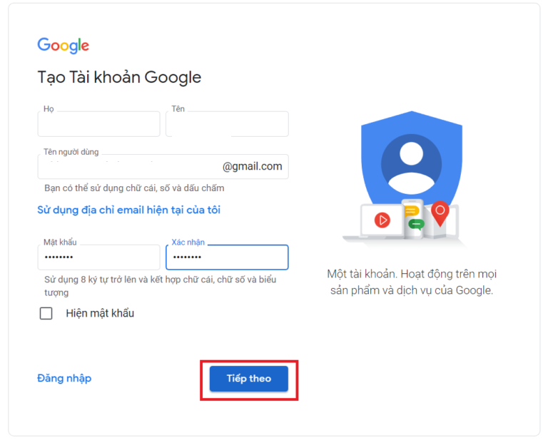 1 số điện thoại tạo được bao nhiêu Gmail là tối đa?