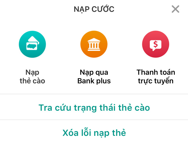 Xóa lỗi nạp thẻ - tuyệt chiêu đơn giản ngay trên My Viettel