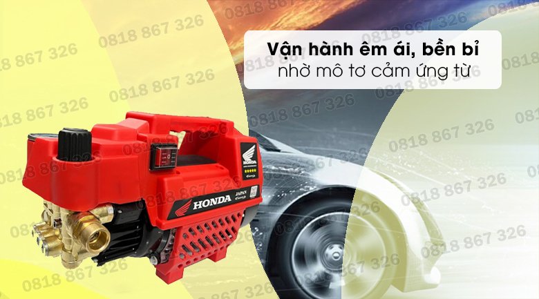 Máy rửa xe Honda H02B3500W Công suất 3500W Chỉnh Áp