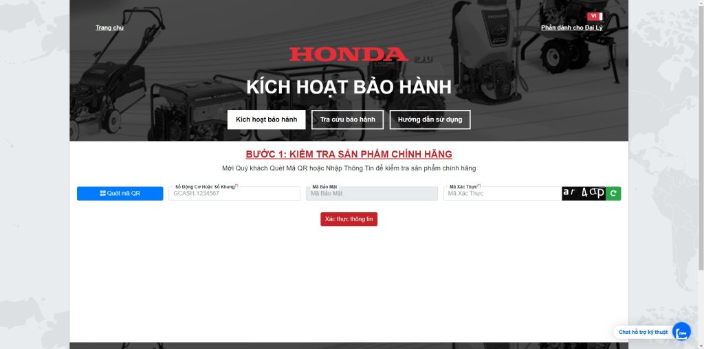 Hướng dẫn chi tiết cách kích hoạt và tra cứu bảo hành điện tử Honda