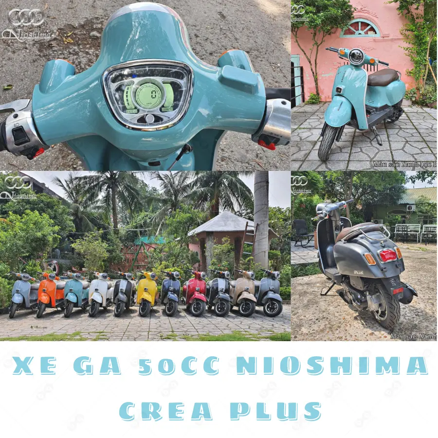 Lộ Diện TOP 8 xe máy 50cc “đốn tim” học sinh nữ xinh xắn