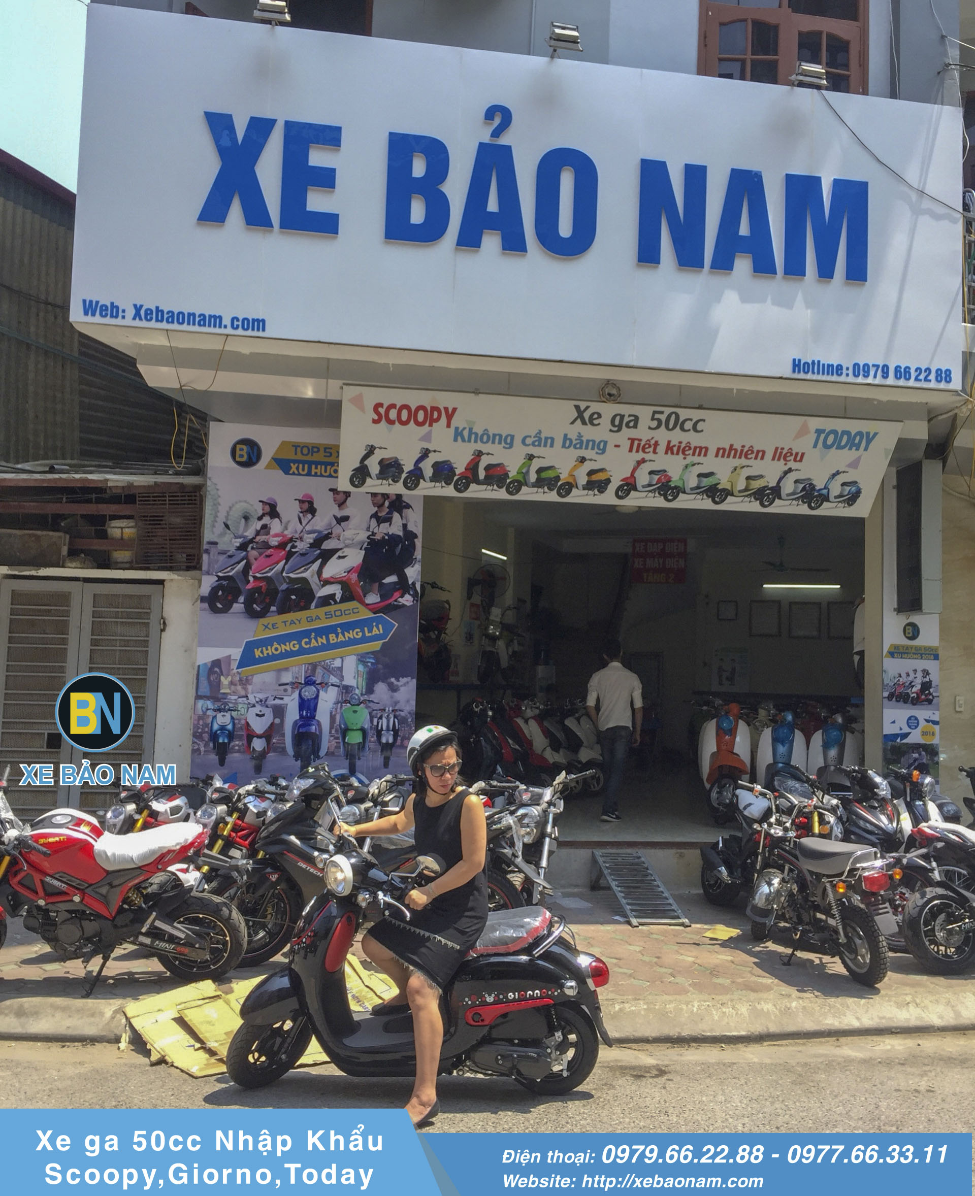 Xe ga Honda Giorno 50cc Nhật Bản Nhập khẩu