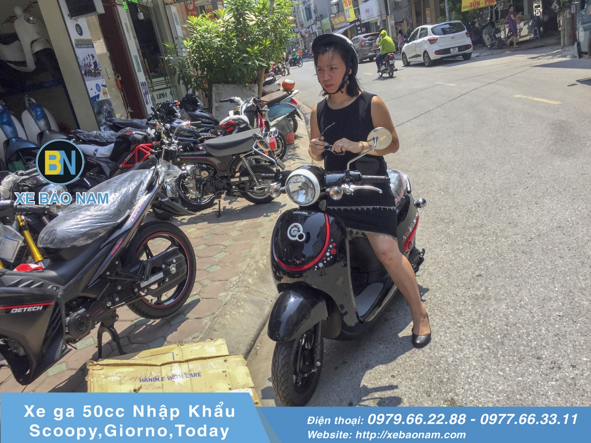 Xe ga Honda Giorno 50cc Nhật Bản Nhập khẩu