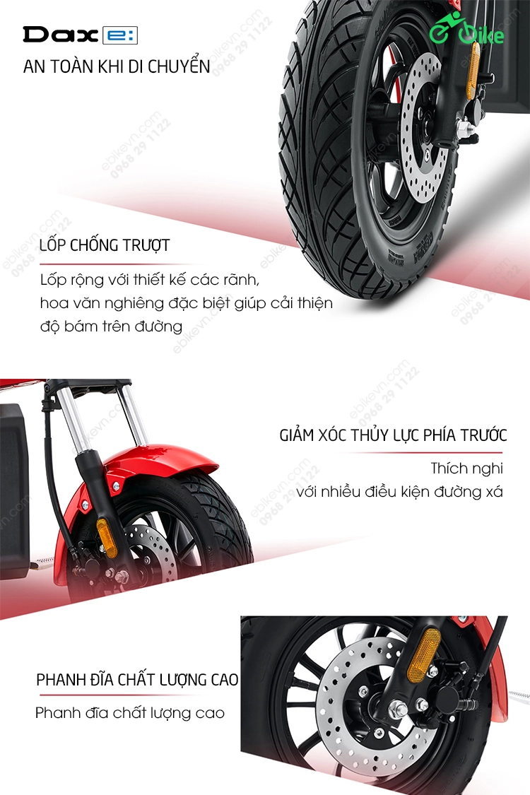 Xe đạp điện Honda Dax e | Thiết kế độc đáo, đa năng