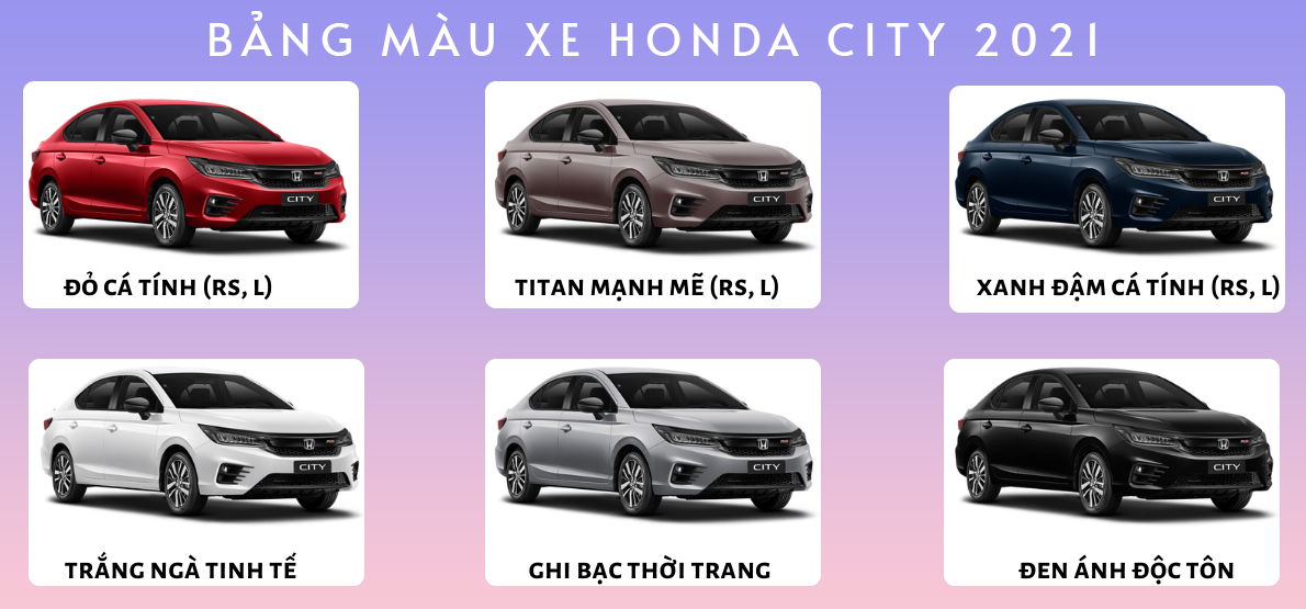 Chọn màu xe ô tô Honda chuẩn phong thủy