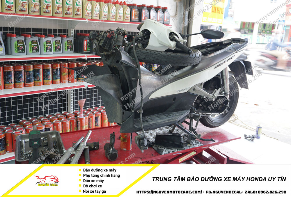 Trung tâm bảo dưỡng xe máy Honda uy tín tại Tp HCM