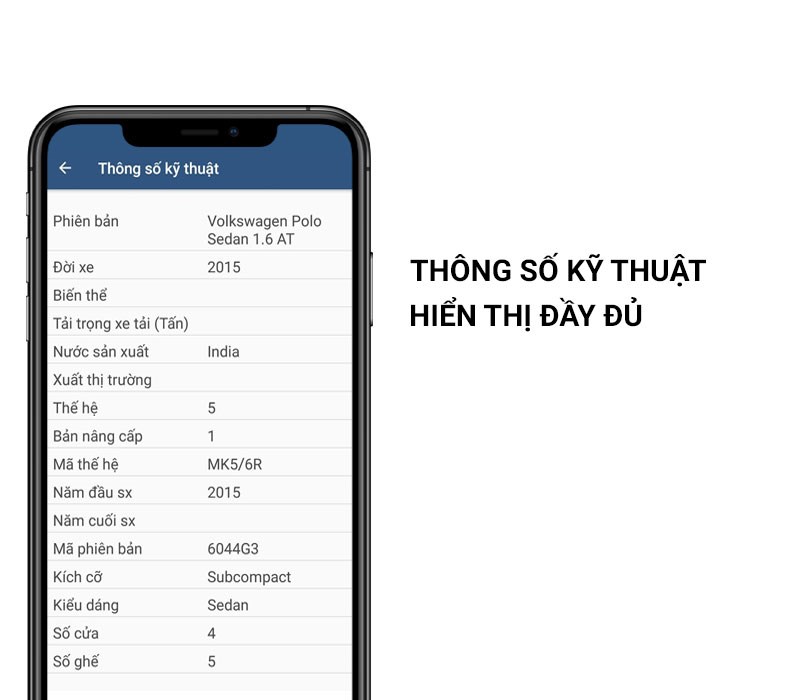 Tra cứu số khung, số VIN đơn giản, nhanh chóng