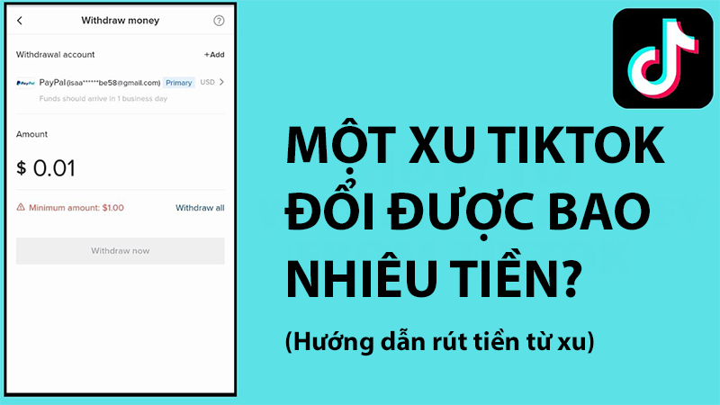 1 xu tiktok bằng bao nhiêu tiền? 8 phần quà giá trị quy đổi thành xu