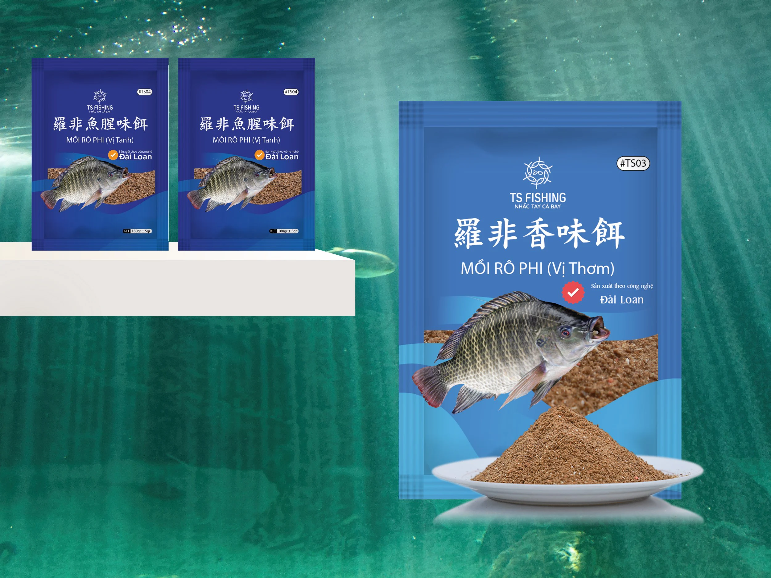 Đơn Giản, Hiệu Quả - Mồi Xả Và Mồi Câu Cá Rô Phi Kết Hợp Phụ Gia | Mồi Câu TS Fishing