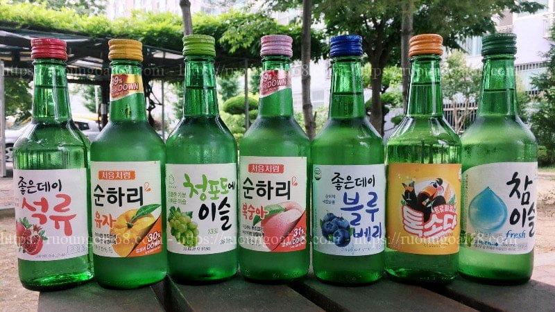 1 thùng rượu soju bao nhiêu tiền? bao nhiêu chai ?