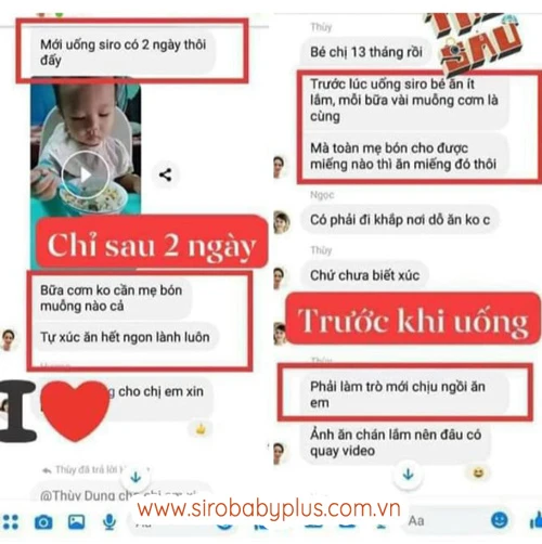 Siro Baby Plus - Bé Ăn Ngon, Ngủ Ngon