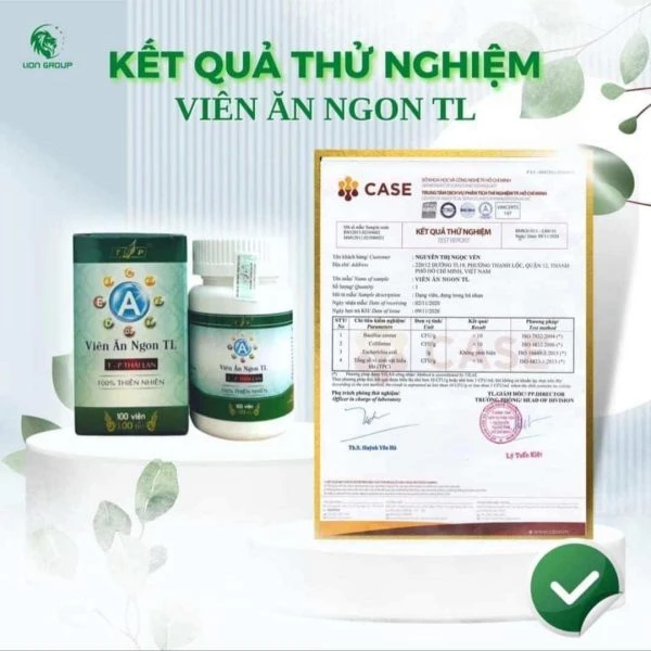 Viên Ăn Ngon TL Thái Lan - Giúp Tăng Cân Hiệu Quả, An Toàn