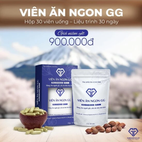 Viên Ăn Ngon GG - Viên Tăng Cân Sáng Giá