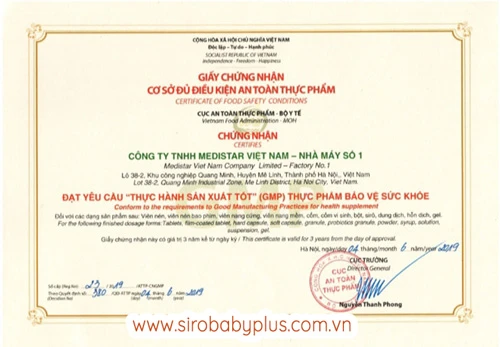 Siro Baby Plus - Bé Ăn Ngon, Ngủ Ngon