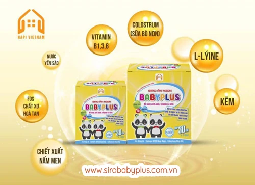 Siro Baby Plus - Bé Ăn Ngon, Ngủ Ngon