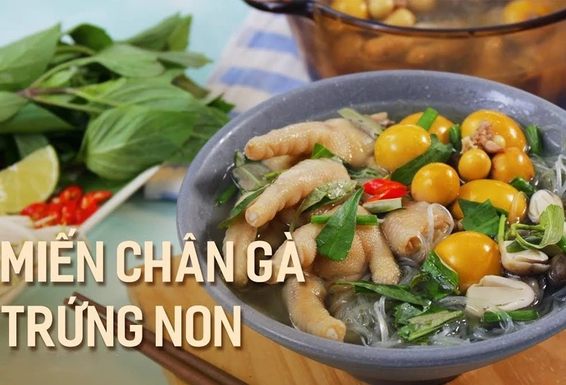 Miến măng gà - Món ăn sáng ngon