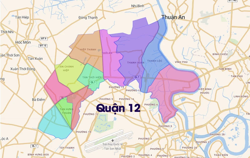 Danh sách 22 quận huyện TPHCM và thành phố Thủ Đức