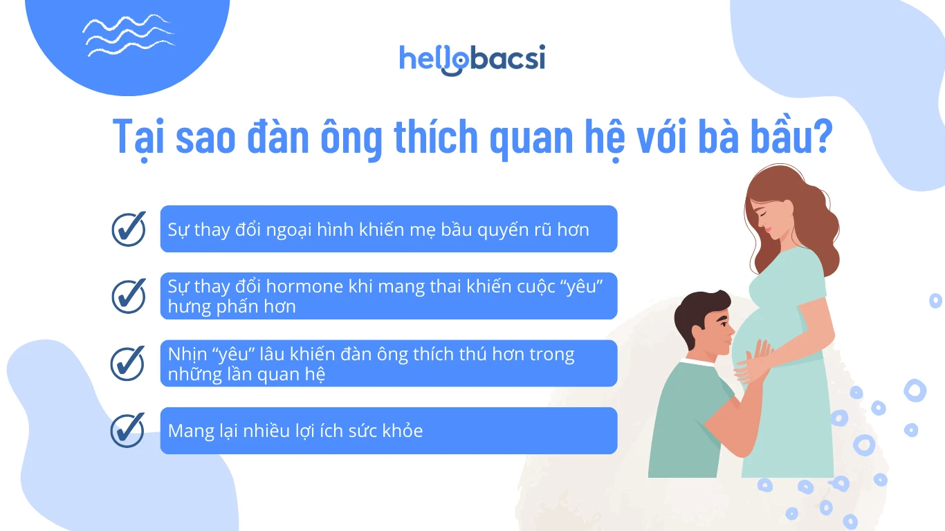 Giải mã nguyên nhân tại sao đàn ông thích quan hệ với bà bầu