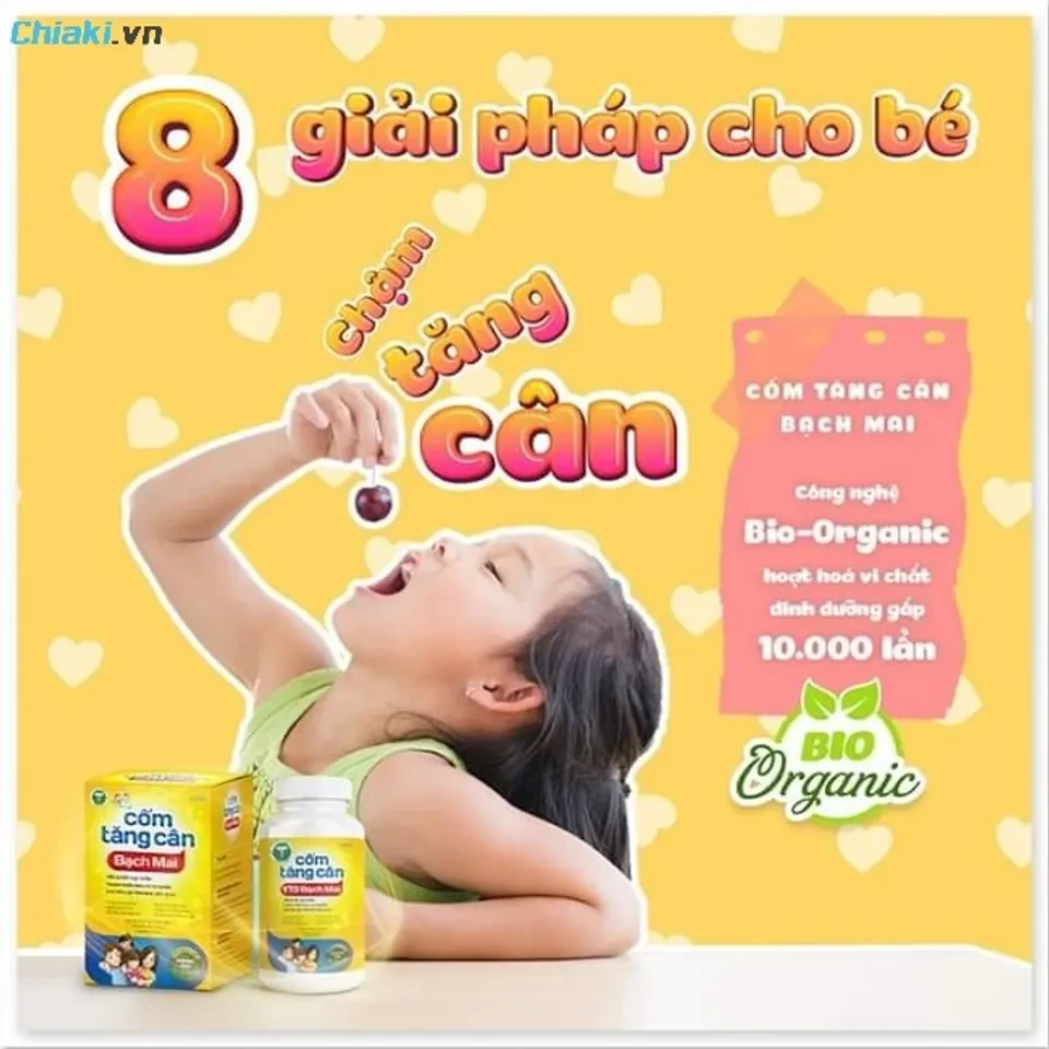 Top 10 Cốm tăng cân cho bé biếng ăn tốt nhất được khuyên dùng