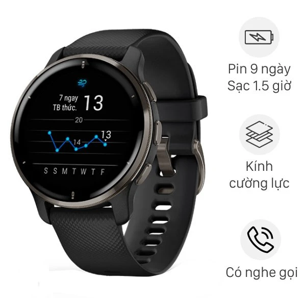 Đồng hồ thông minh Garmin Venu 2 Plus