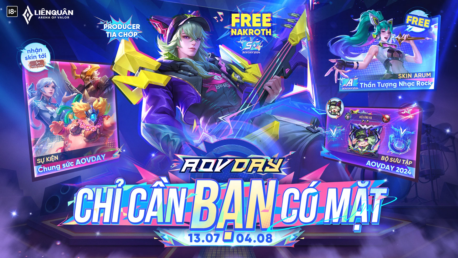 CHUỖI SỰ KIỆN “AOV DAY 2024 – CHỈ CẦN BẠN CÓ MẶT”