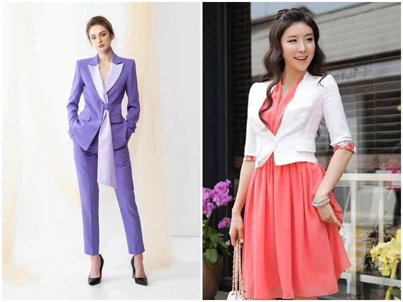 7 bộ vest nữ cách điệu chuẩn style Hàn Quốc