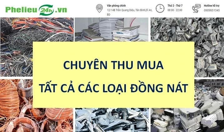 Dịch vụ thu mua đồng nát tại nhà chuyên nghiệp, giá tốt