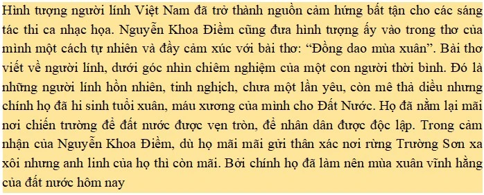 Soạn bài Đồng dao mùa xuân ngắn nhất